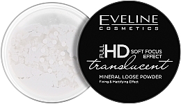 Fragrances, Perfumes, Cosmetics Fixing & Mattifying Silk Loose Powder - Eveline Cosmetics Full HD Soft Focus Translucent Loose Powder