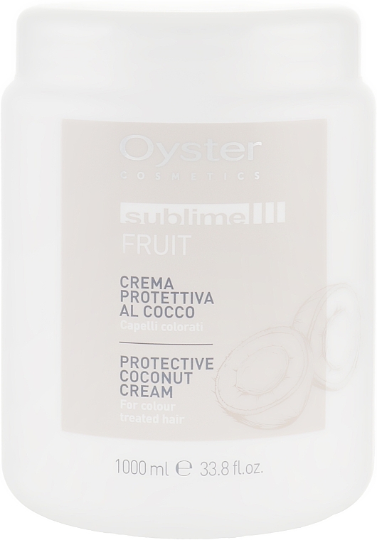 Coconut Mask for Coloured Hair - Oyster Cosmetics Sublime Fruit Coconut Extract Mask — photo N4