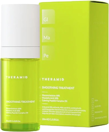 Anti-Aging Radiance Face Serum with Mild Acids - Theramid Smoothing Treatment — photo N2