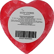 Large Heart Soap, raspberry-hamamelis - Soap Stories — photo N2