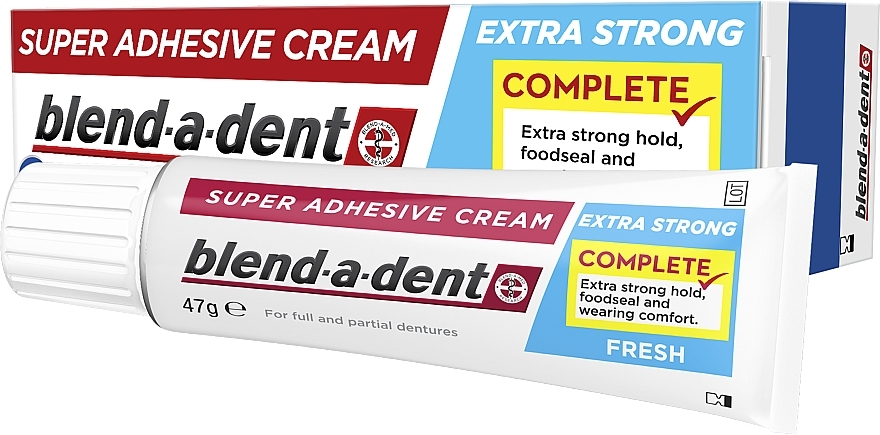 Dentures Adhesive Cream - Blend-A-Dent Super Adhesive Cream Fresh Complete  — photo N5