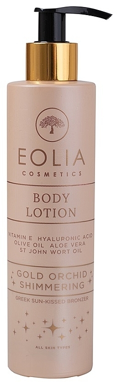 Shimmering Body Lotion - Eolia Body Lotion Gold Orchid Shimmering — photo N1