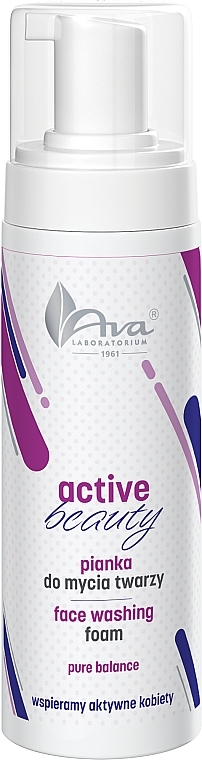 Face Cleansing Foam - Ava Laboratorium Active Beauty Face Washing Foam  — photo N1