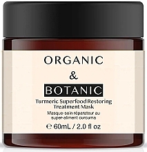 Turmeric Revitalizing Face Mask - Organic & Botanic Turmeric Superfood Restoring Treatment Mask — photo N3