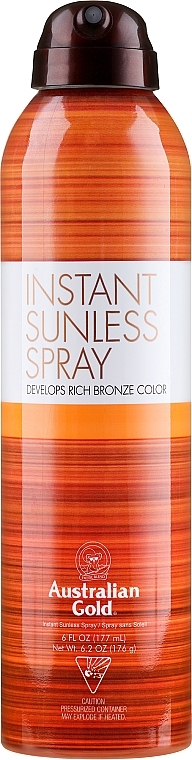 Self-Tanning Lotion - Australian Gold Self-Tanning Spray Sunless Instant — photo N1