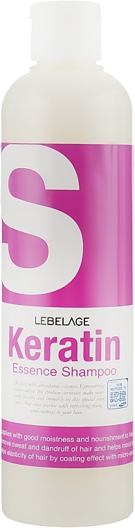 Hair Shampoo - Lebelage Keratin Essence Shampoo — photo N1