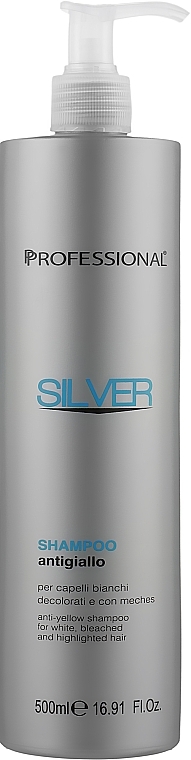 Anti-Yellow Shampoo - Professional Silver Shampoo — photo N1