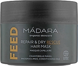 Fragrances, Perfumes, Cosmetics Nourishing Hair Mask - Madara Cosmetics Feed Repair & Dry Rescue Hair Mask