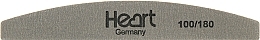 Nail File, 100/180, dark grey - Heart Germany Half Platinum Pro — photo N1