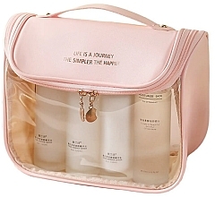 Fragrances, Perfumes, Cosmetics Cosmetic Bag KS85, pink - Ecarla Washbag