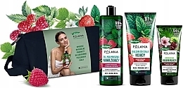 Fragrances, Perfumes, Cosmetics Set - Polana (sh/gel/400 ml + b/lot/200 ml + h/cr/75 ml + bag/1 pcs)