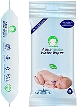 Kids Wet Wipes, 20 pcs. - Luna Bambini Aqua Water Wipes — photo N1
