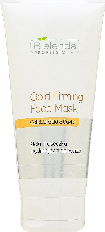 Rejuvenating Gold Face Mask - Bielenda Professional Program Face Gold Firming Face Mask — photo N1