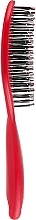 Spider Hair Brush, 12-row, glossy, red - I Love My Hair — photo N3