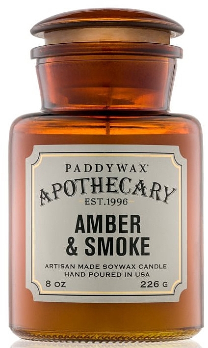 Paddywax Apothecary Amber & Smoke - Scented Candle — photo N1