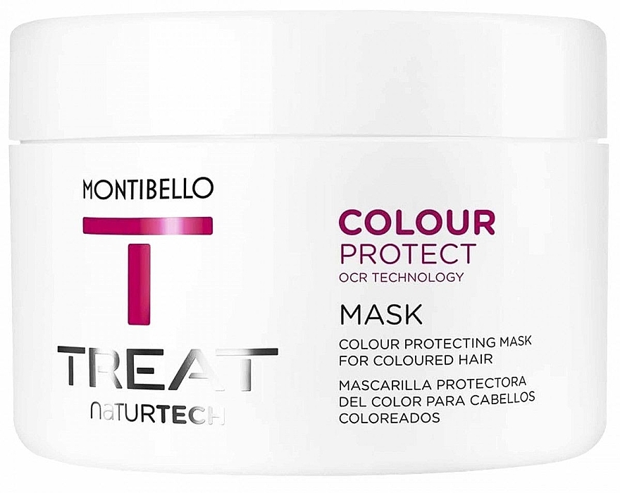 Mask for Colored Hair - Montibello Treat NaturTech Colour Protect Mask — photo N4