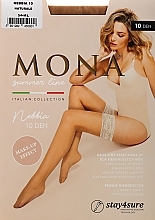 Fragrances, Perfumes, Cosmetics Nebbia Stockings, 10 Den, naturale - MONA