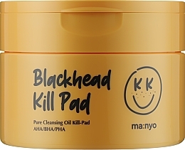 Hydrophilic AHA, BHA & PHA Cleansing Pads - Manyo Blackhead Kill Pad — photo N1