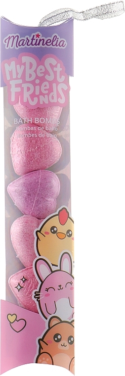 Bath Bomb Set - Martinelia Heart Fizzers — photo N1