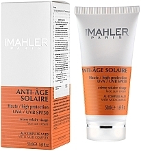 Fragrances, Perfumes, Cosmetics Anti-Aging Facial Sun Cream - Simone Mahler Paris Reparateur Solaire