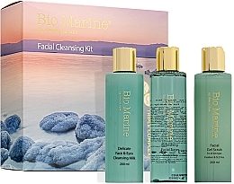 Fragrances, Perfumes, Cosmetics Face Cleansing Set "Triple Complex" - Sea of Spa Bio Marine (milk/200ml + lot/200ml + scrub/200ml)