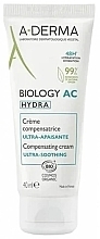 Fragrances, Perfumes, Cosmetics Face Cream - A-Derma Biology AC Hydra Compensating Cream Ultra Soothing