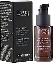 Fragrances, Perfumes, Cosmetics Moisturizing Hyaluronic Acid Serum - Academie Derm Acte Moisturizing Serum Hyaluronic Acid