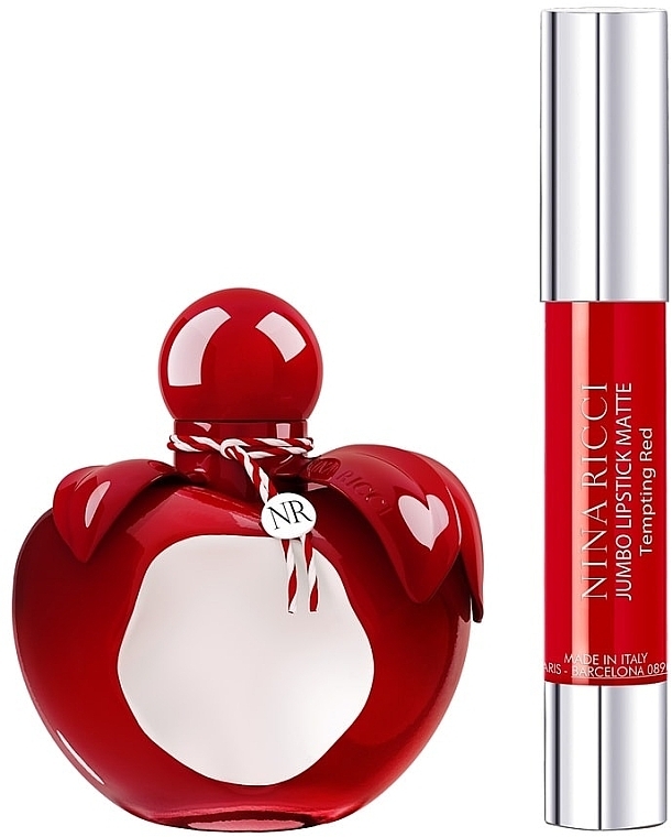 Nina Ricci Nina Rouge - Set (edt/50 ml + lipstick/2.5g)	 — photo N2