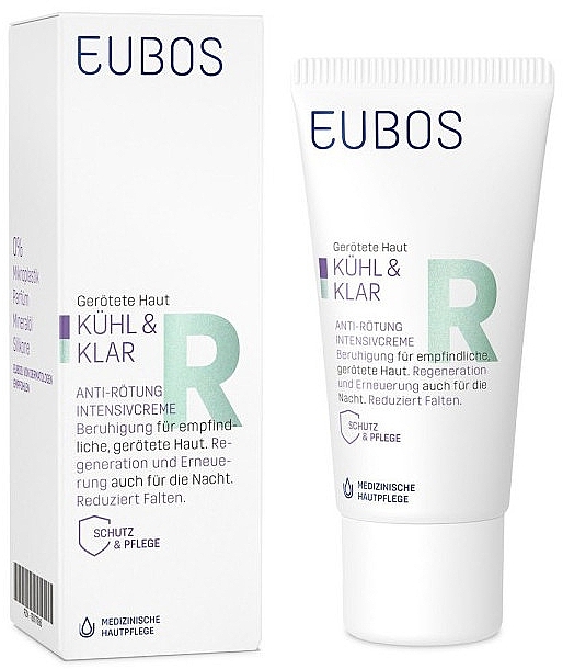Intensive Anti-Redness Night Face Cream - Eubos Med Cool & Calm Redness Relieving Intensive Cream — photo N1