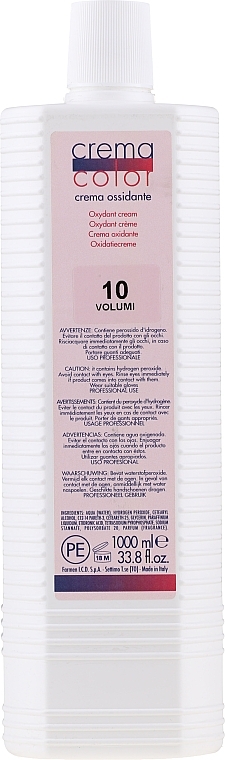 Cream Peroxide 10vol - Vitality's Crema Color — photo N1