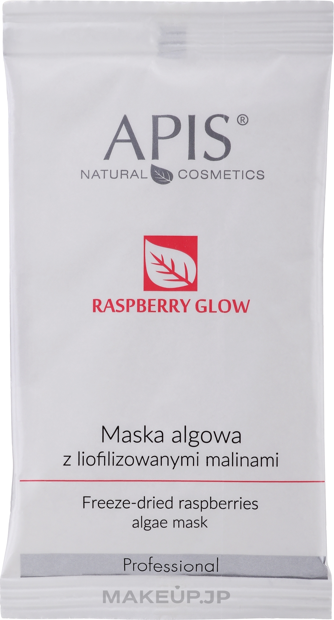 Algae Face Mask with Freeze-Dried Raspberry - APIS Professional Raspberry Glow Algae Mask — photo 20 g