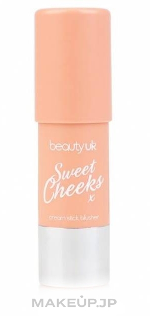 Blush in Stick - Beauty UK Sweet Cheeks Cream Stick Blusher — photo 1 - Peachy Cream