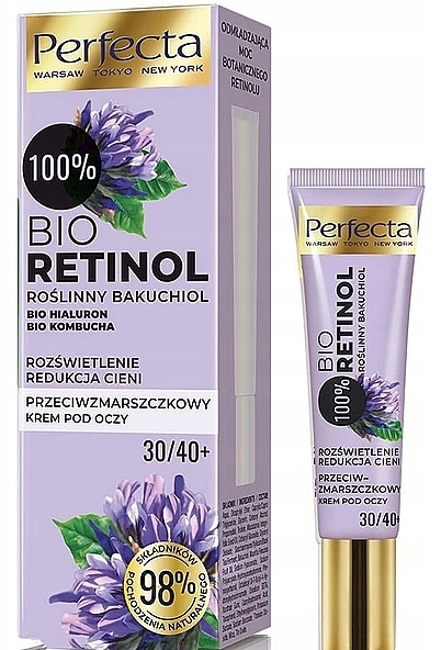 Anti-Wrinkle Eye Cream 30+/40+ - Perfecta Bio Retinol 30+/40+ Eye Cream — photo N1