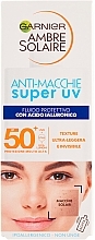 Fragrances, Perfumes, Cosmetics Face Sun Fluid - Garnier Ambre Solaire Anti-Dark Spots Protection Fluid SPF50