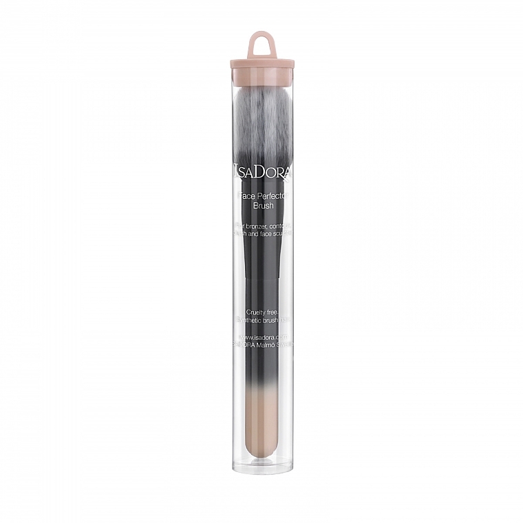 Contouring Brush, black and beige - IsaDora Face Perfector Brush — photo N3