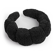 Head Band 'Easy Spa', black - MAKEUP Spa Headband Face Washing Black	 — photo N1