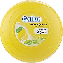 Gel Air Freshener "Green Tea & Lemon" - Gallus Perfumed Gel Fresh Green Tea & Lemon — photo N1