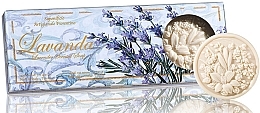 Fragrances, Perfumes, Cosmetics Soap Set "Lavender" - Saponificio Artigianale Fiorentino Lavender Soap