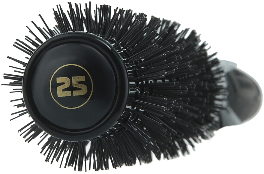 Thermal Hair Brush 25 mm - Olivia Garden Ceramic+ion Thermal Brush Black d 25 — photo N3