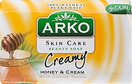 Soap - Arko Beauty Soap Creamy Honey & Cream — photo N1