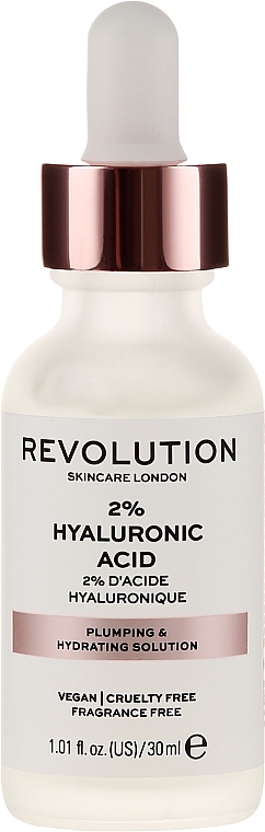 Plumping & Hydrating Serum - Makeup Revolution Skincare Plumping & Hydrating Serum 2% Hyaluronic Acid  — photo N2