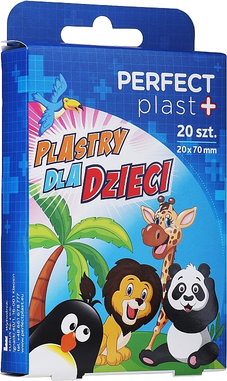 Kids Patch, 20x70 mm - Perfect Plast Kids Zoo — photo N1