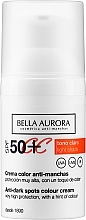 Fragrances, Perfumes, Cosmetics Facial CC Cream SPF50 - Bella Aurora CC Anti-Spot Cream Spf50