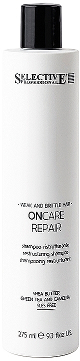 Shampoo for Weak & Thin Hair - Selective Professional On Care Repair Restructing Shampoo — photo N1