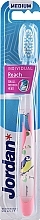 Medium Toothbrush, pink - Jordan Individual Medium Reach Toothbrush — photo N1