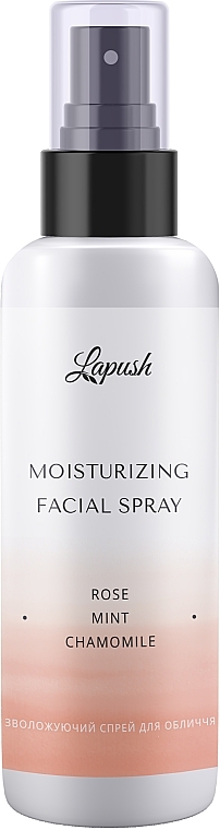 Moisturizing Face Spray with Rose, Mint and Chamomile - Lapush — photo N1