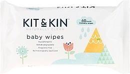 Fragrances, Perfumes, Cosmetics Unscented Biodegradable Wet Wipes - Kit and Kin