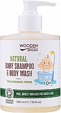 Fragrances, Perfumes, Cosmetics Baby Natural Hair & Body Shampoo - Wooden Spoon Natural Baby Shampoo&Body Wash Fragrance-Free