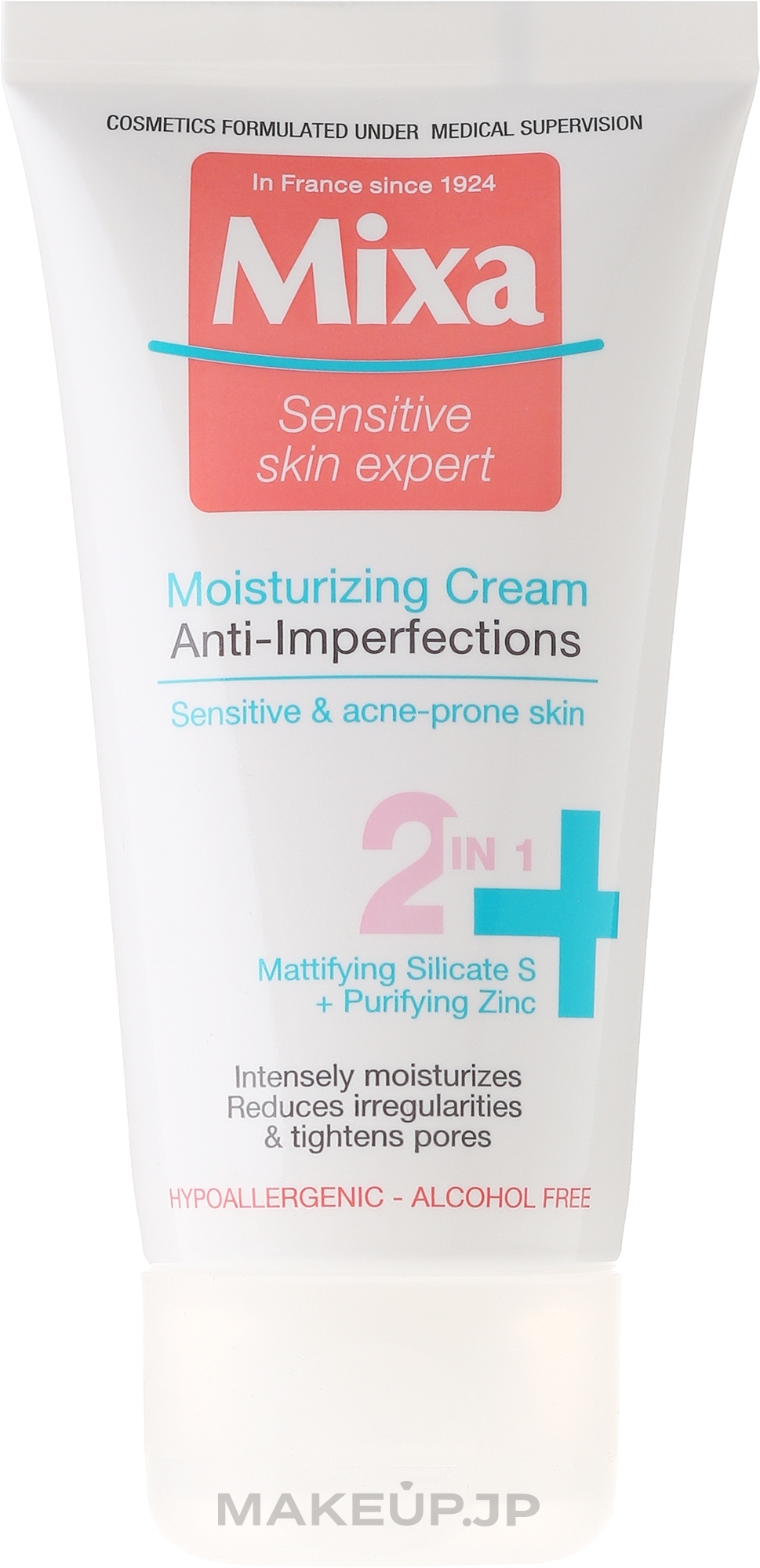 Anti-Imperfections Cream - Mixa Sensitive Skin Expert 2in1 Cream — photo 50 ml