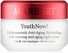 Fragrances, Perfumes, Cosmetics Anti-Aging Night Cream - Marbert YouthNow! Cell-Renewing Antiaging Night Care